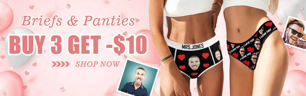Personalized Funny Underwear for Couple