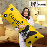 Design Body Pillow Cover with Picture on It Custom Pet Face&Name Dog Body Pillow Case 20