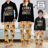 Custom Face Pajama Family Thanksgiving Sleepwear Personalized Long Pajama Set For Thanksgiving Day