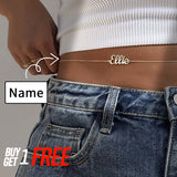 Buy 1 Get 1 Free-Personalized Letter Waist Chain Custom Name Belly Chain Sexy Body Chain Bridesmaid Wedding Gifts