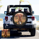 Custom Pet Photo Spare Tire Cover Wheel Cover Protectors Car Accessories 14/15/16/17/18