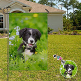 Custom Dog Photo Garden Flag