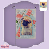 Custom Dog Photo Happy Easter Garden Flag