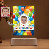 Custom Face Balloon Clear Acrylic Plaque