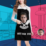 Custom Face Best Dad Ever All Over Print Adjustable Apron