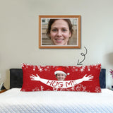 Custom Face Christmas Hug Body Pillow Case 21