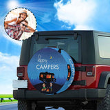 Custom Face Happy Campers Spare Tire Cover