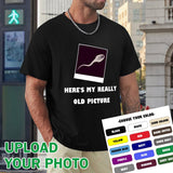 Custom Your Picture Unisex T-Shirt Personalised Shirts Gift for Happy Father's Day
