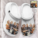 Custom Photo Platform Hole Shoes Personalized Women's height increasing Clog Shoes Funny Slippers (DHL is not supported)