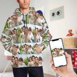 [High Quality] Custom Photo Stitching Men's All Over Print Hoodie