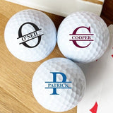 Pack of 3 Custom Name Golf Balls Personalized Funny Golf Balls Create Your Own Golf Balls