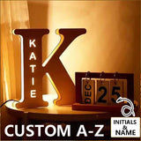 Custom Name Decor Led Night Light Engrave Light Up Letters for Wall Alphabet Letters Light Home Decor Gift