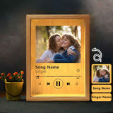 Custom Photo&Love Song Light Box For Love Gift Personalized Frame Light Box Anniversary Gifts
