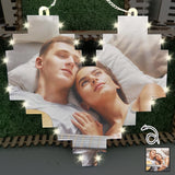 Custom Photo Personalized Multi Heart Photo Collage Lamp LED Night Light Decor