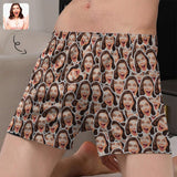 Custom Face All Boxer Shorts Pure Cotton Shorts for Men