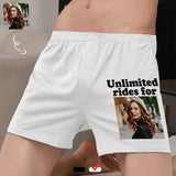 Custom Photo Unlimited Rides for Boxer Shorts Pure Cotton Shorts for Men