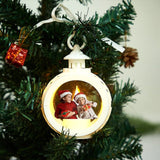 Custom Photo Christmas Decorations LED Santa Claus Snowman X-mas Ornament Props Lights