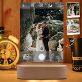 Custom Photo Camera Clear Acrylic Plaque