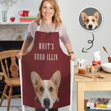 Custom Face What's Yours All Over Print Adjustable Apron