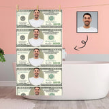 Custom Face Money Bath Towel 30