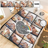 YesCustom Photo Gift Blanket - Custom Wedding Photo Blanket Custom Photo Gift Blanket