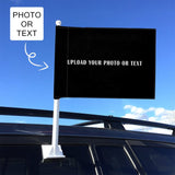 Custom Photo or Text Car Window Flag