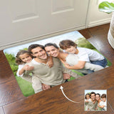 Custom Photo Happy Family Doormat