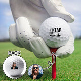 Custom Face Funny Golf Balls I'd Tap That Fathers Day Golf Gift Golf Balls for Dad Personalized Funny Golf Balls Create Your Own Golf Balls