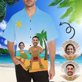 Hawaiian Shirts with Faces on Them Beach Dance Create Your Own Hawaiian Shirt for Husband/Boyfriend