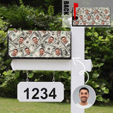 Custom Face Money Mailbox Cover