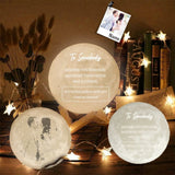 Custom Photo&Name Fall In Love Engraved Moon Lamp