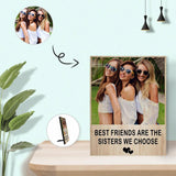 Custom Photo Friends Photo Panel for Tabletop Display