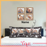 Custom Photo&Name Snowflake Body Pillow Case Design Body Pillow Cover with Own Picture 20