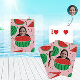 Custom Face Watermelon Playing Cards