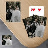 Custom Photo Wedding Playing Cards