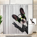 Custom Face Sunglasses Shower Curtain 66