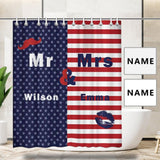 Custom Name Shower Curtain 66