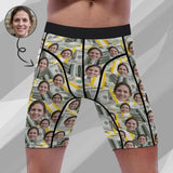 Custom Face Dollars Men's Sports Boxer Briefs Add Your Own Photo