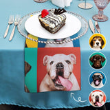 Custom Photos Pet Dog Kitchen Tea Towel Personalized Dish Towel Hand Towel Cloth Napkins Hostess, Wedding, Housewarming Gift